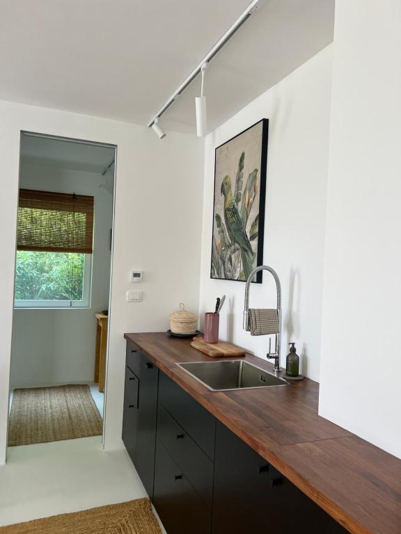 Kuchyň nebo kuchyňský kout v ubytování Sol MELBA Boutique Studios - Maslinica