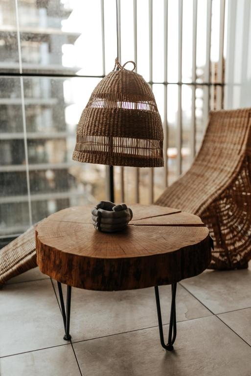 Posedenie v ubytovaní Tulum Apartament - Top Design - PROJECTOR - FREE PARKING - Bath - Spodek - MCK