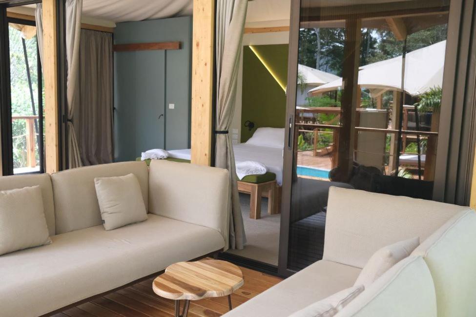 Posezení v ubytování Evia Life Resort