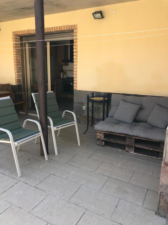 Posezení v ubytování Casa Candelaria
