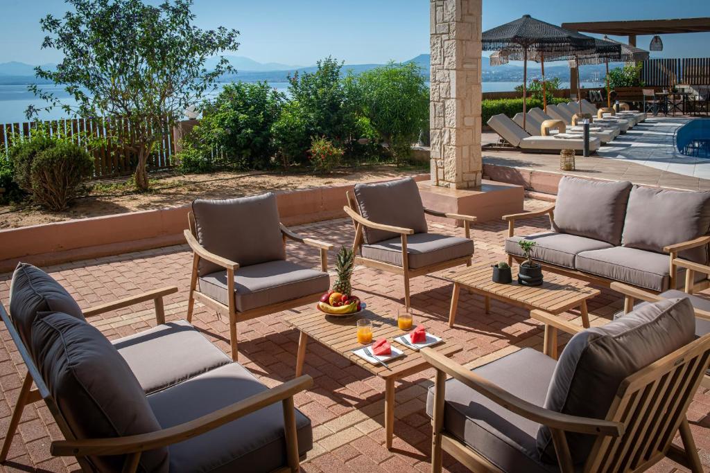 Posezení v ubytování Indigo Sunrise Villas