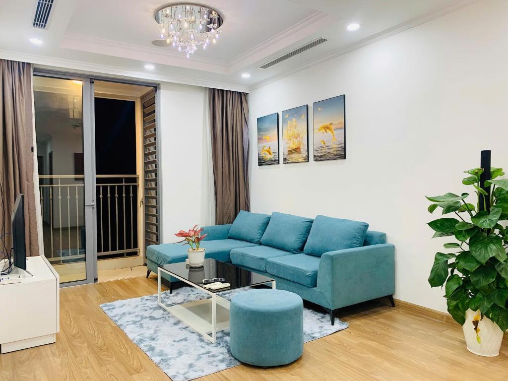Χώρος καθιστικού στο luxury apartment at times city p12-02