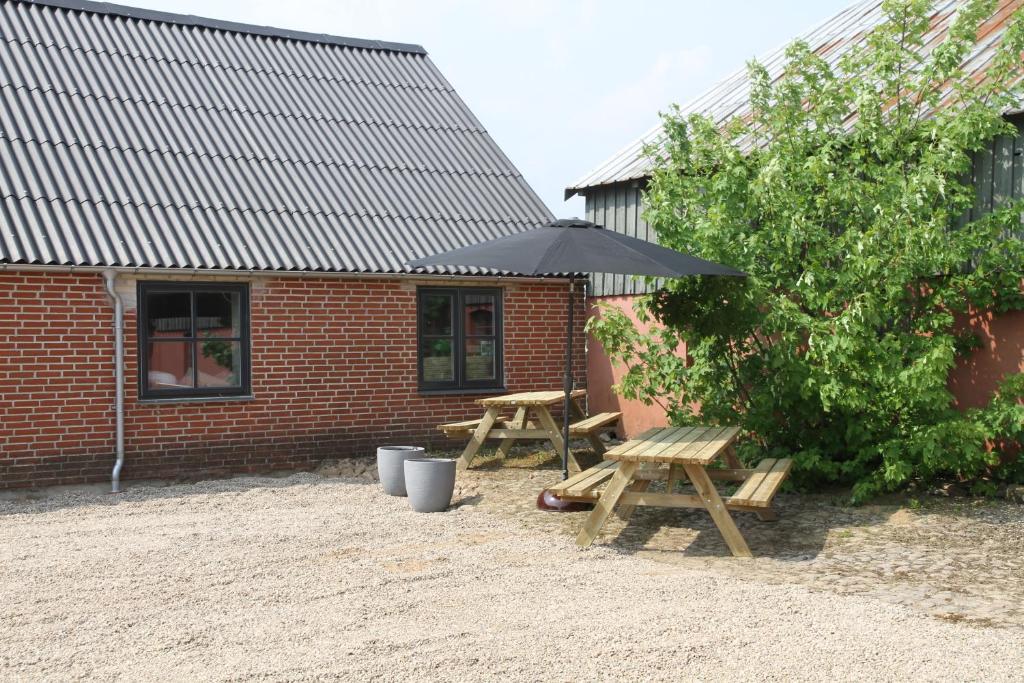 Zahrada ubytování Hukaergaard Bed & Breakfast