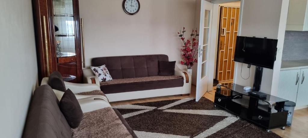 TV a/nebo společenská místnost v ubytování Apartament A2