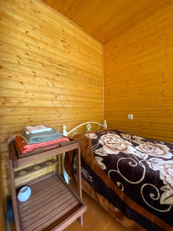 Cama o camas de una habitación en Ushguli Cabins