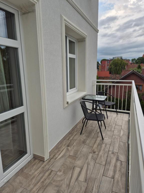 Balkon lub taras w obiekcie Brickstone Apartments Mabork
