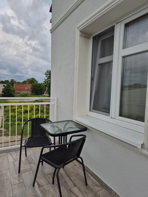 Balkon lub taras w obiekcie Brickstone Apartments Mabork