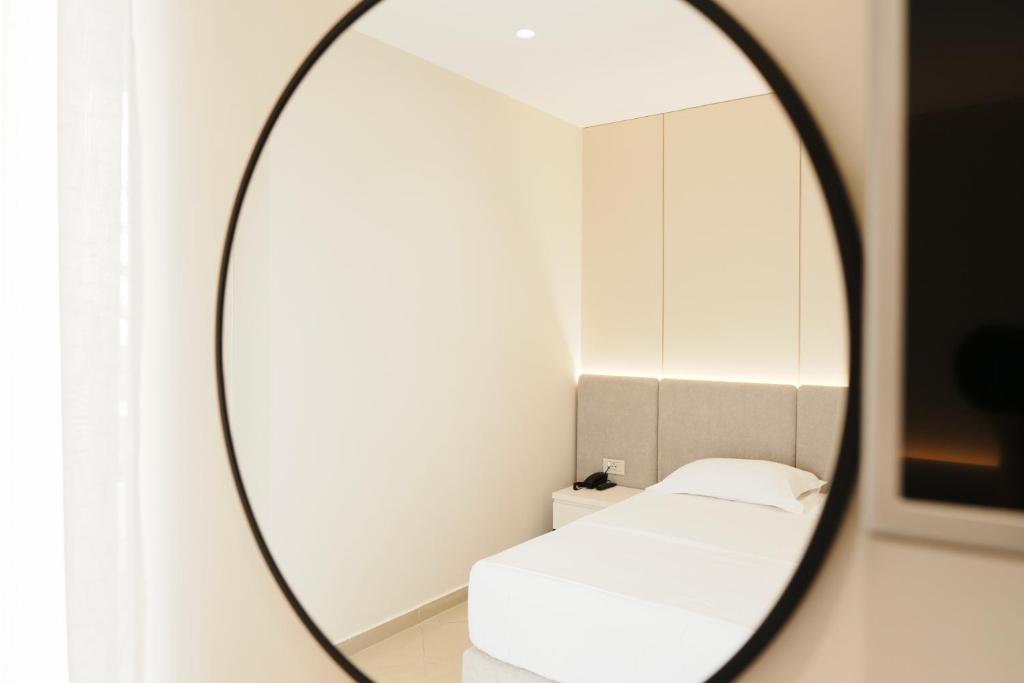 Koupelna v ubytování Hotel Mediterrane