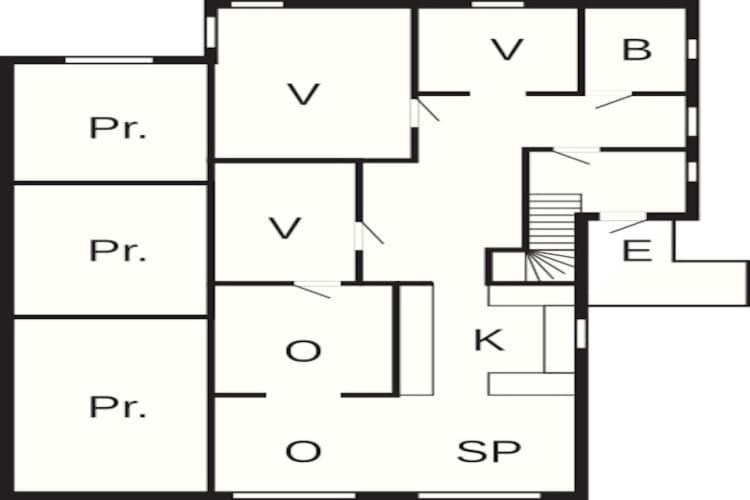 Půdorys ubytování 7 person holiday home in SKÄRHAMN
