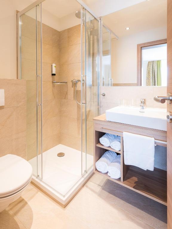 Koupelna v ubytování Hotel Marko