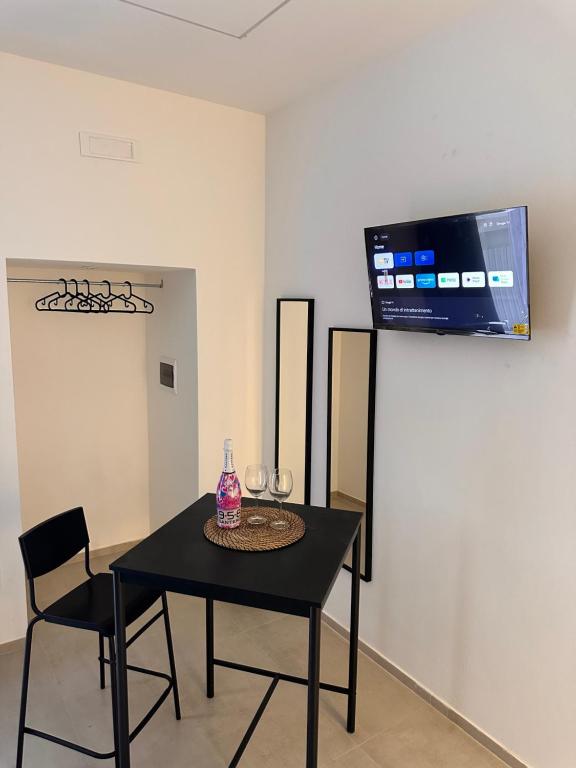 TV a/nebo společenská místnost v ubytování Dalyrooms suite