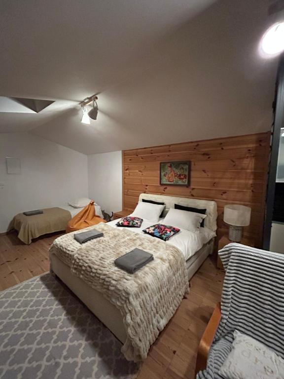 Postel nebo postele na pokoji v ubytování Leśna Residence & SPA