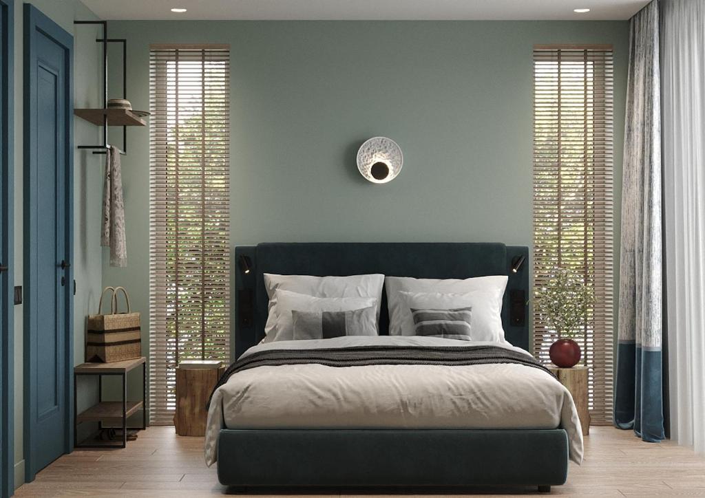 Postel nebo postele na pokoji v ubytování Vila Gaja