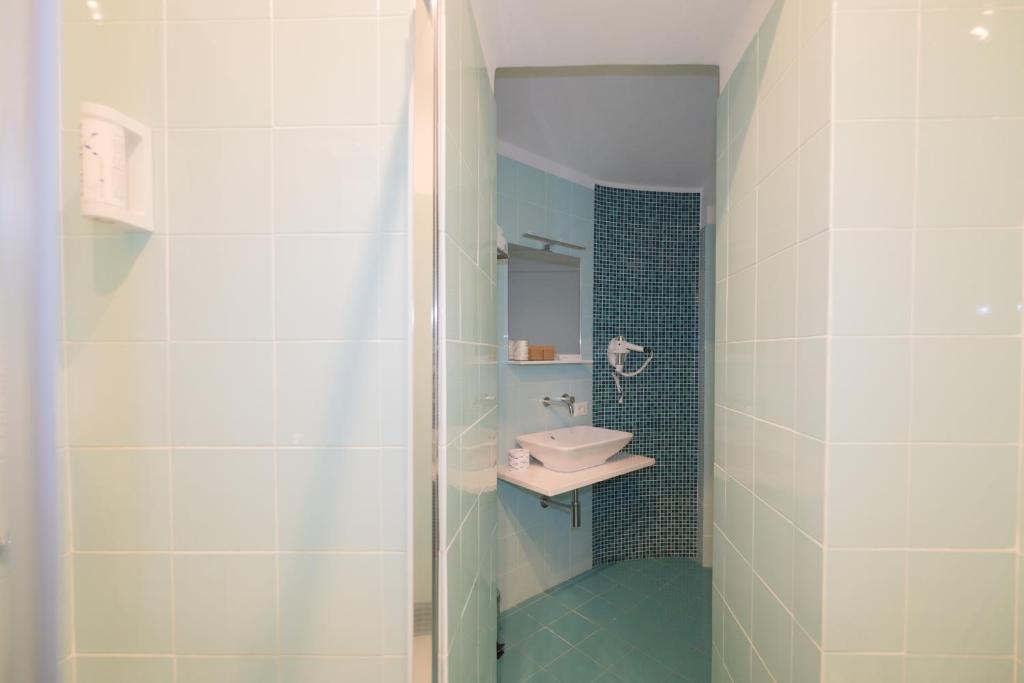 Koupelna v ubytování Aria Rooms