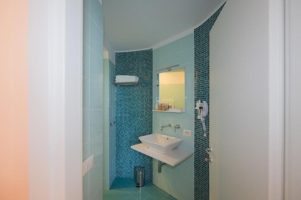 Koupelna v ubytování Aria Rooms