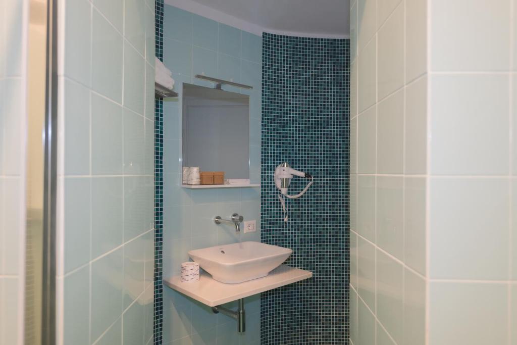 Koupelna v ubytování Aria Rooms
