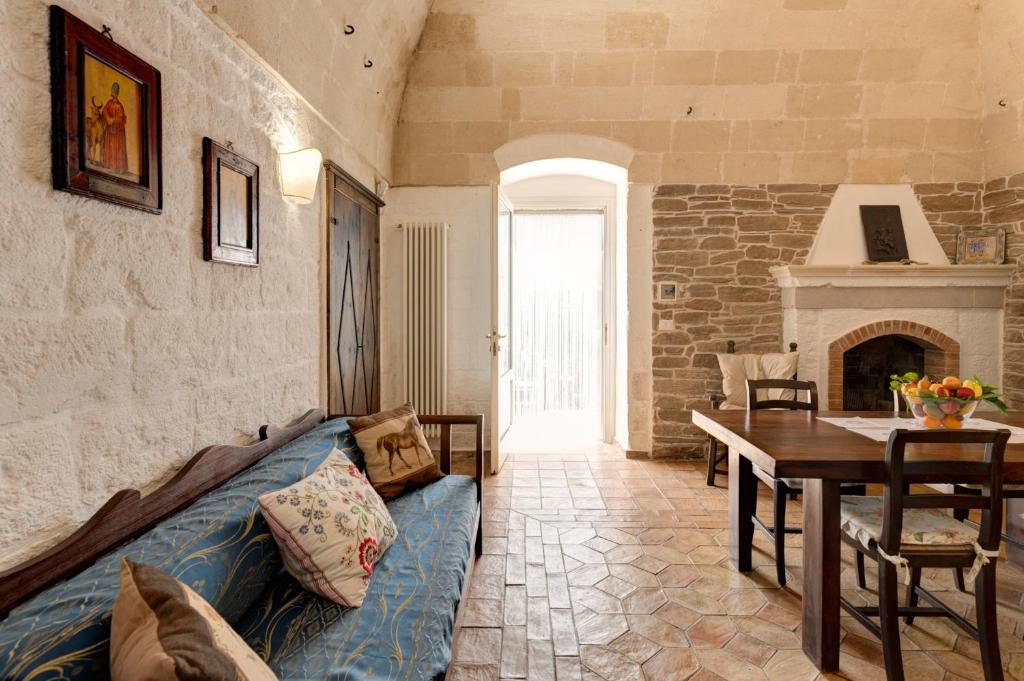 Posezení v ubytování Agriturismo La Stornara