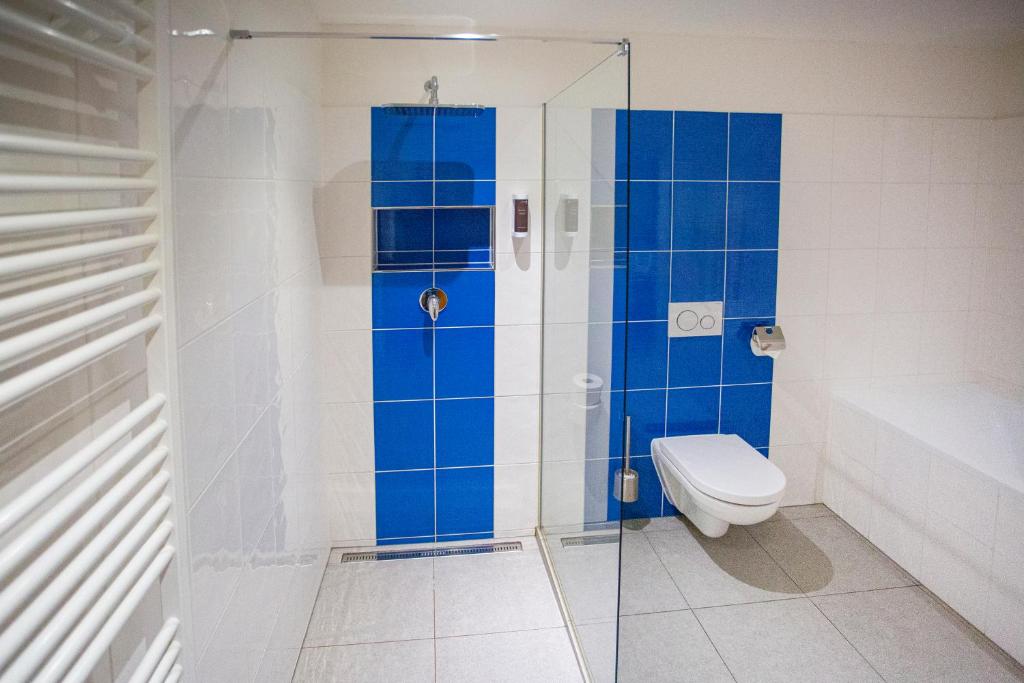 Koupelna v ubytování Hotel CHODOV ASC