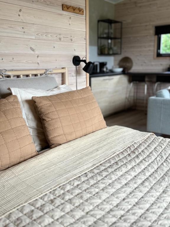 Posezení v ubytování Field View Cabin