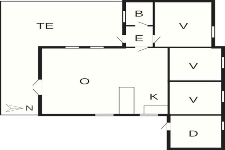 Fotografie z fotogalerie ubytování Three-Bedroom Holiday home in Ålbæk 48 v destinaci Ålbæk