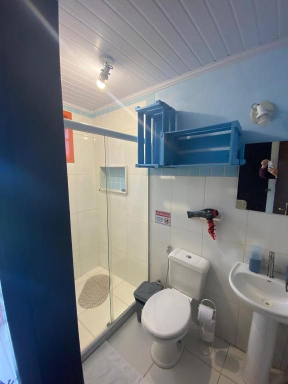 Koupelna v ubytování Casa inteira Ilha Grande