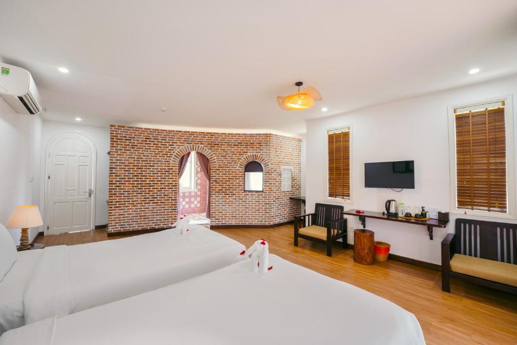 Phòng Gia đình Nhìn ra Vườn