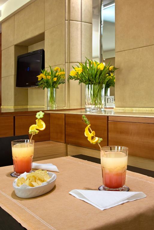 Nápoje v ubytování Hotel Memphis