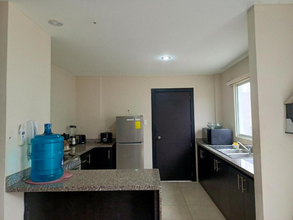 Kuchyň nebo kuchyňský kout v ubytování Urbanizacion Privada Ceibo Real