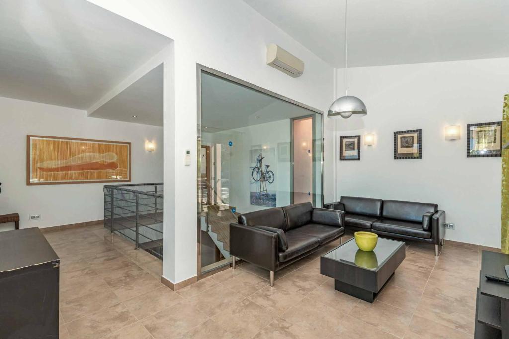 Posezení v ubytování Villa Marioma