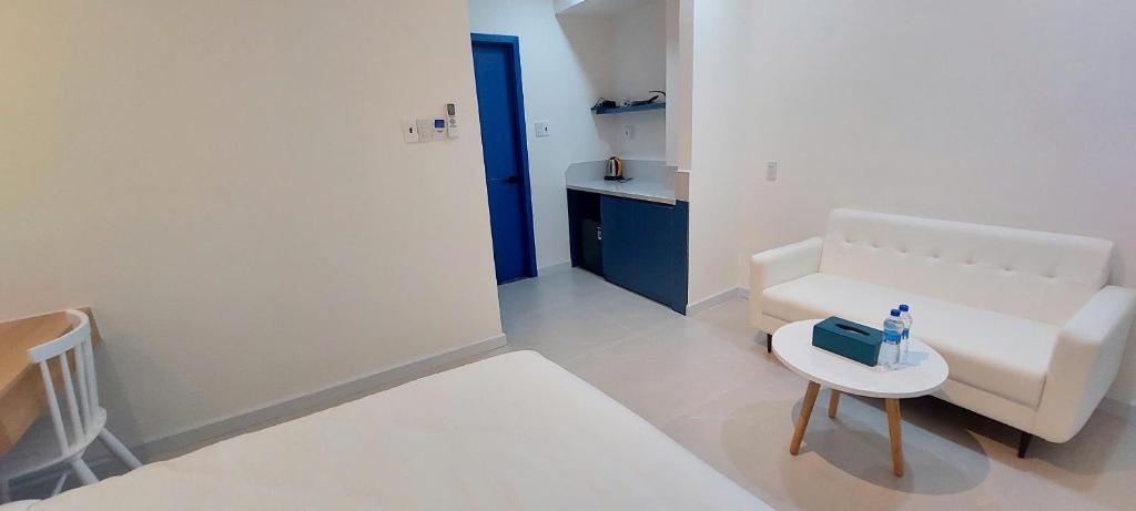 Postel nebo postele na pokoji v ubytování Hue House Stay Gần Aeon Mall Huế