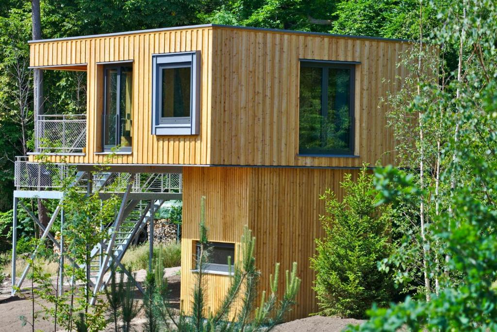 Zahrada ubytování Treehouse In The Harz National Park