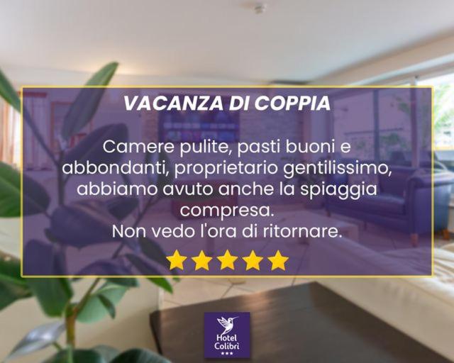 Certifikát, hodnocení, plakát nebo jiný dokument vystavený v ubytování Hotel Colibri B&B