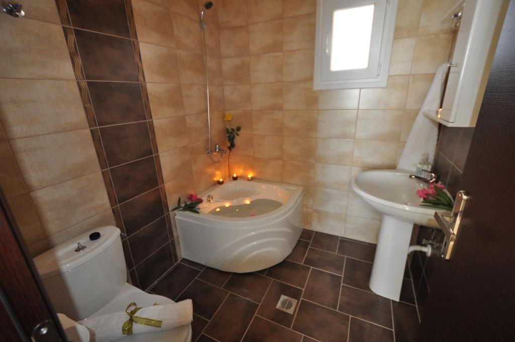 Łazienka w obiekcie Villa Kaiti