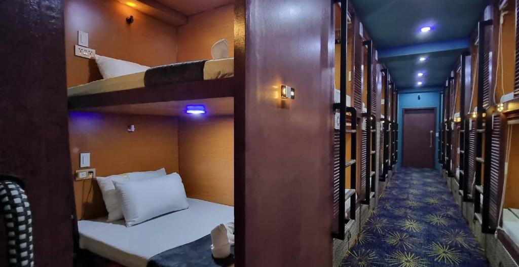 Voodi või voodid majutusasutuse Papabo Backpackers Mactan toas