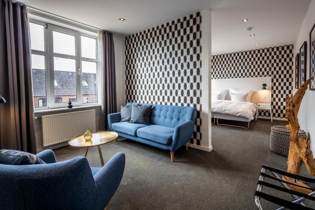 Postel nebo postele na pokoji v ubytování Hotel Birksø