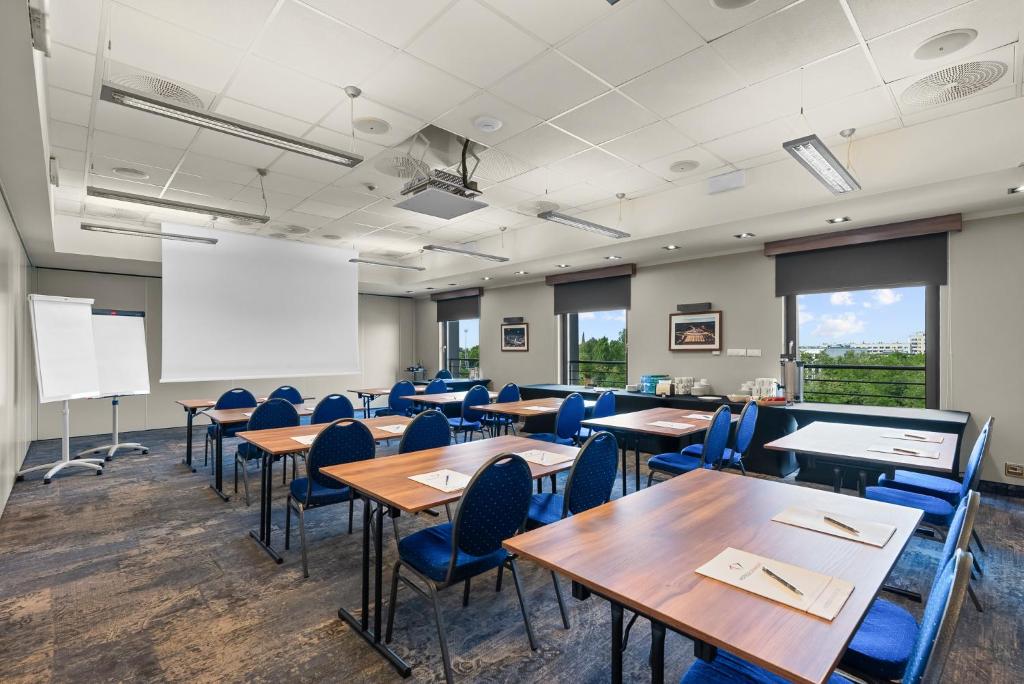 Der Geschäftsbereich oder Konferenzraum in der Unterkunft Park Hotel Diament Katowice