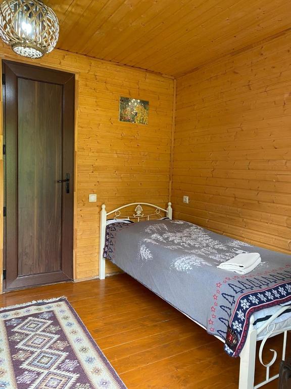 Cama o camas de una habitación en Ushguli Cabins