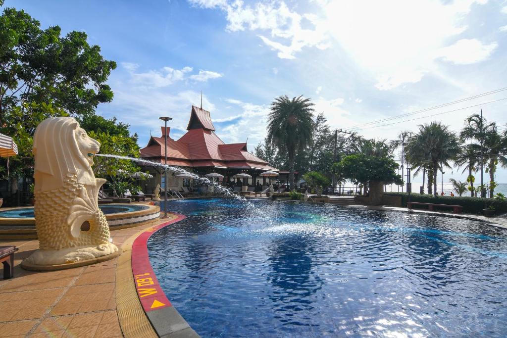 Bazén v ubytování Baan Grood Arcadia Resort & Spa nebo v jeho okolí