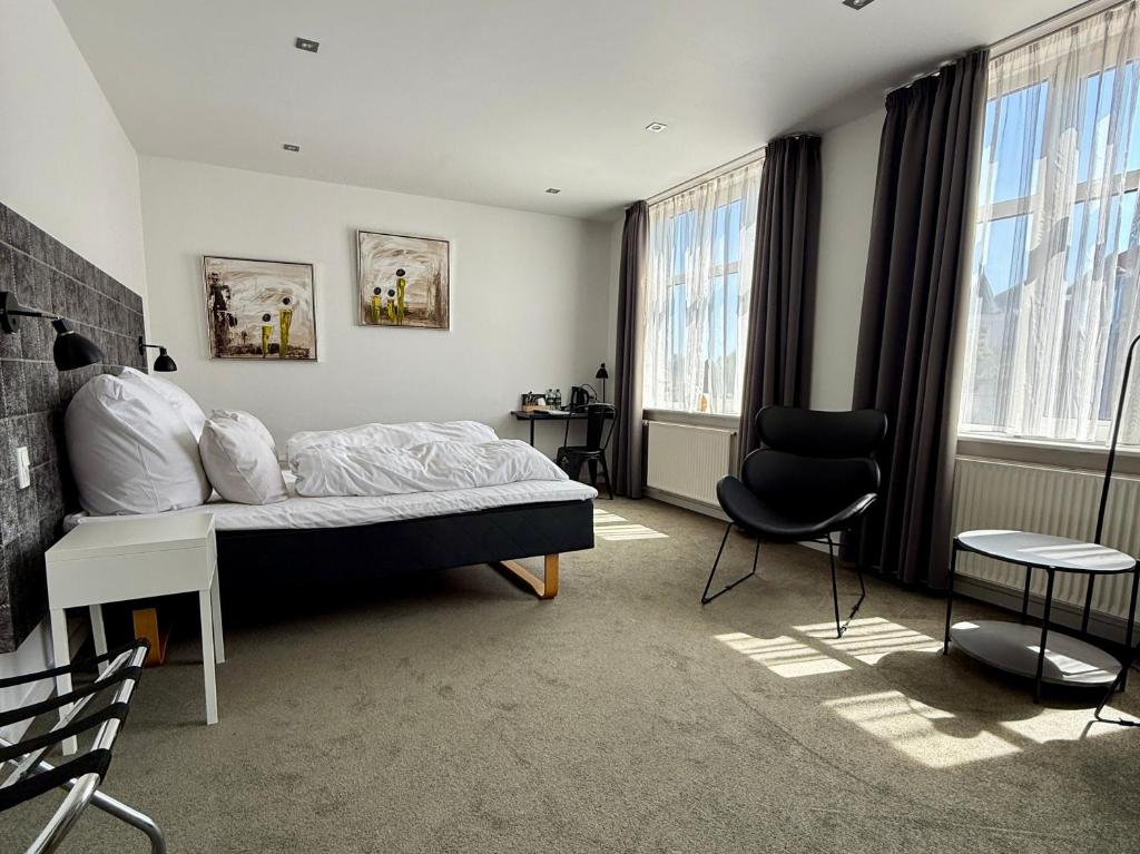 Posezení v ubytování Hotel Birksø