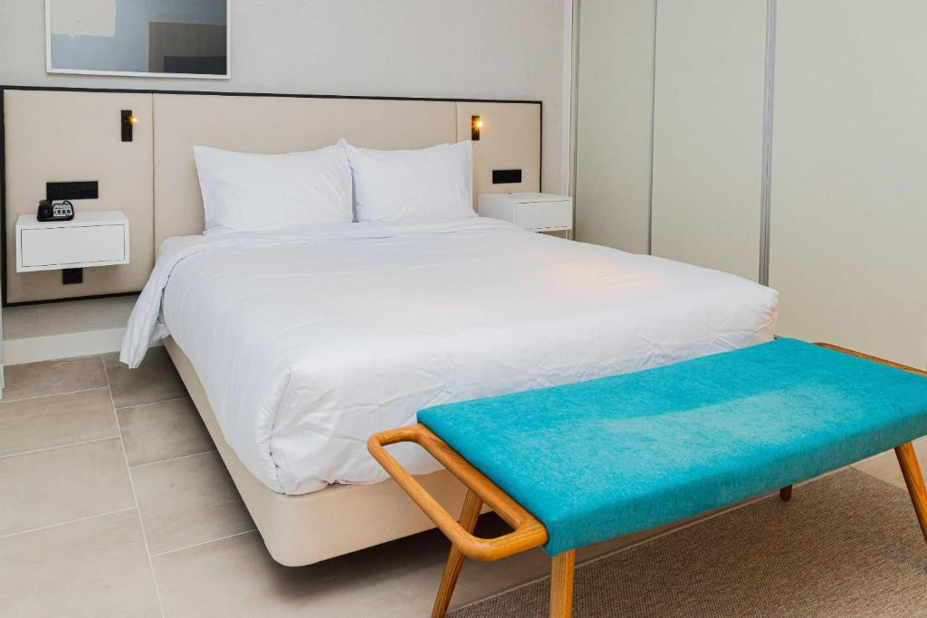 Cama ou camas em um quarto em Radisson Blu Aruba