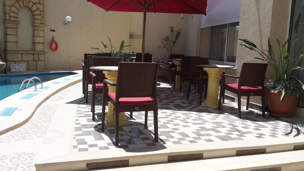 Bazén v ubytování Hotel Julius nebo v jeho okolí