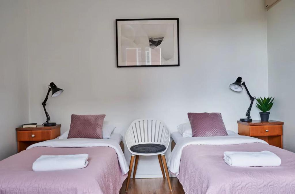 Postel nebo postele na pokoji v ubytování Hotel Hight le mount