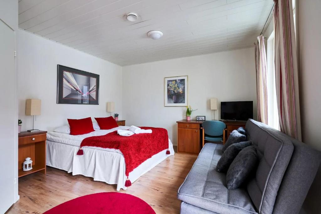 Postel nebo postele na pokoji v ubytování Hotel Hight le mount