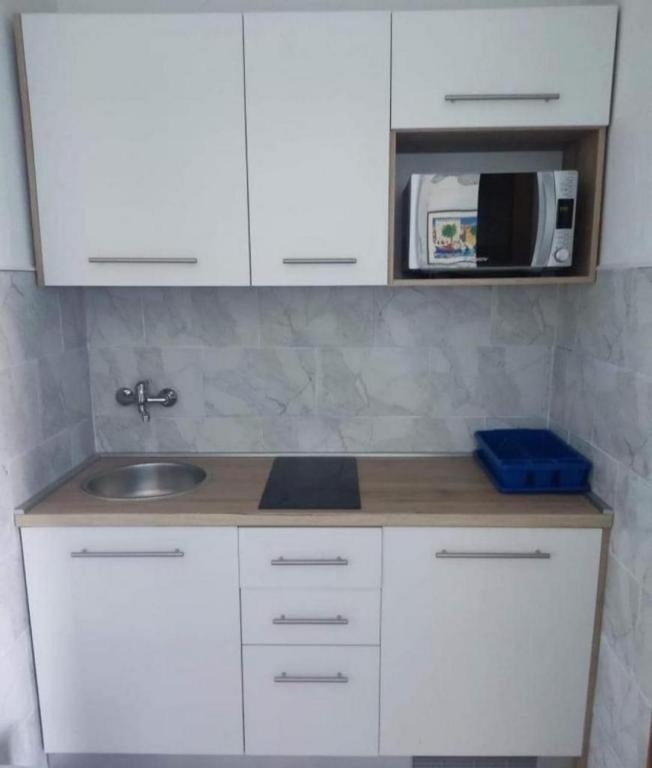 Kuchyňa alebo kuchynka v ubytovaní Studio Pasman 8219a
