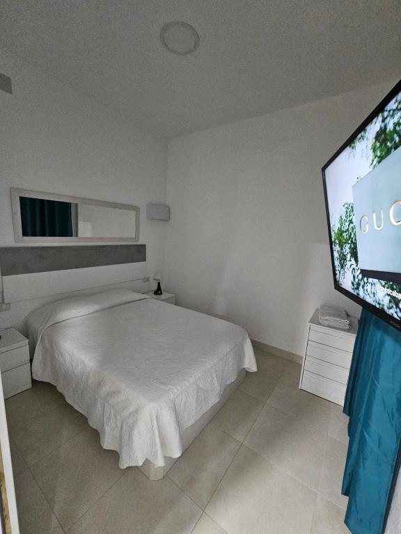 Posteľ alebo postele v izbe v ubytovaní Alojame Valencia