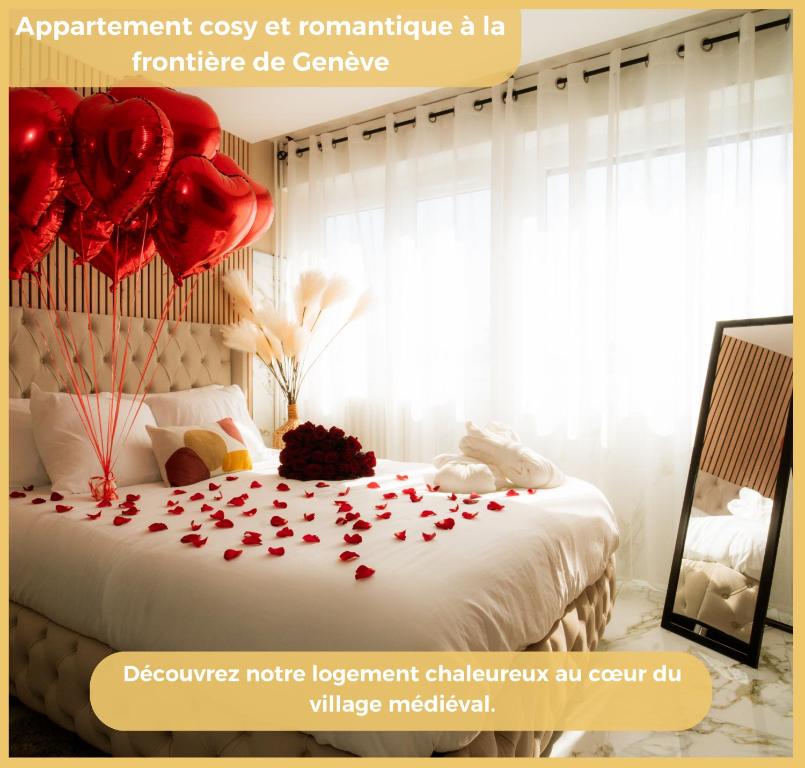 Photo de la galerie de l'établissement B Unique Appartement Jacuzzi I Cinéma, à Gaillard