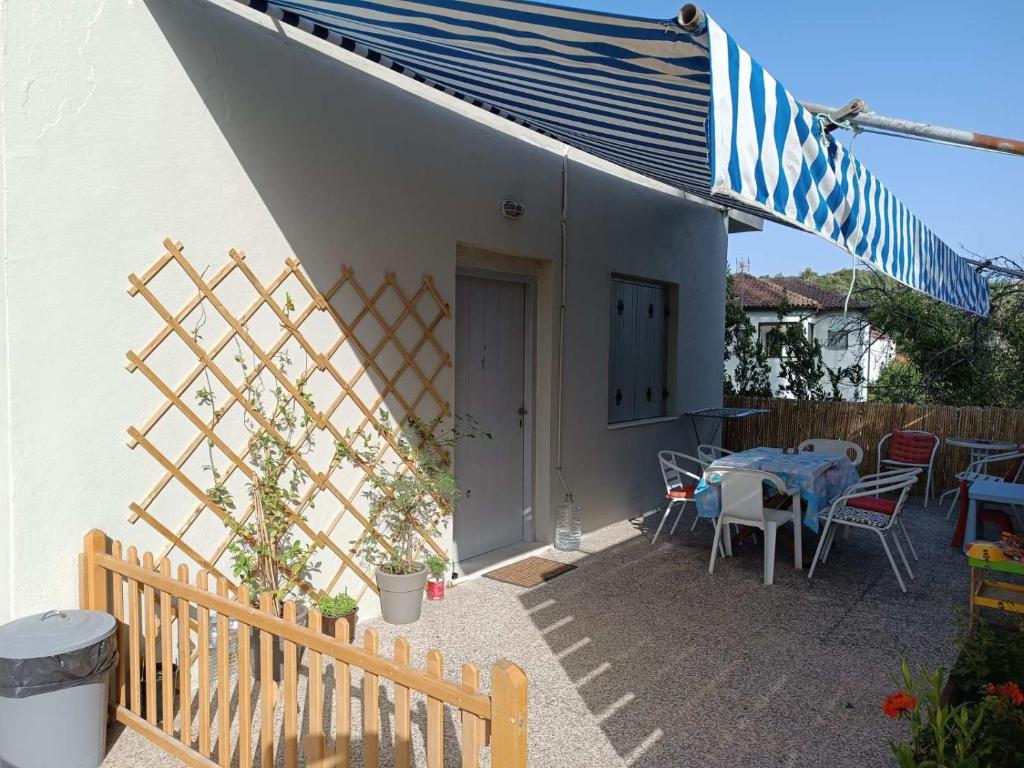 Balkón nebo terasa v ubytování GIOTAS APARTMENTS - STUDIOS