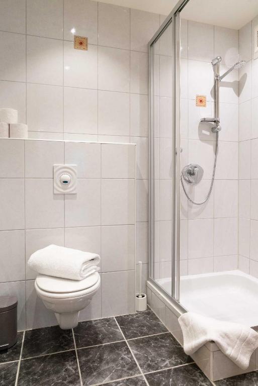 Koupelna v ubytování Atelier Garni Astei