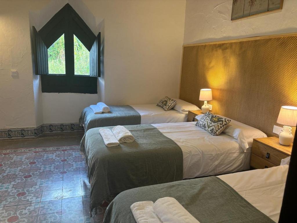 Ein Bett oder Betten in einem Zimmer der Unterkunft Casas Lieva Castaño