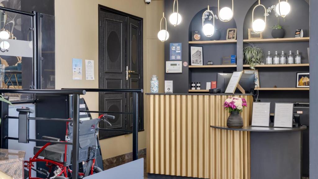 Kuchyň nebo kuchyňský kout v ubytování Best Western Plus Le Picardy